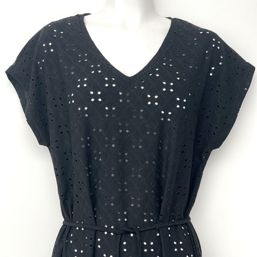 SOYA CONCEPTS | NWT Ingela 3 Eyelet Black Belted Summer Dress - Picture 9 of 13